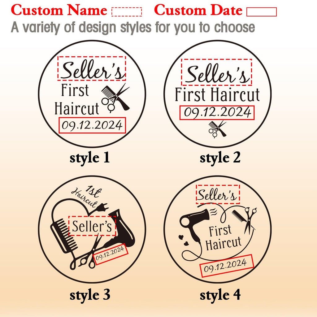 Custom Wooden First Haircut Curl Keepsake,Baby's First Curl Keepsake Box，My First Haircut Box (style 2)