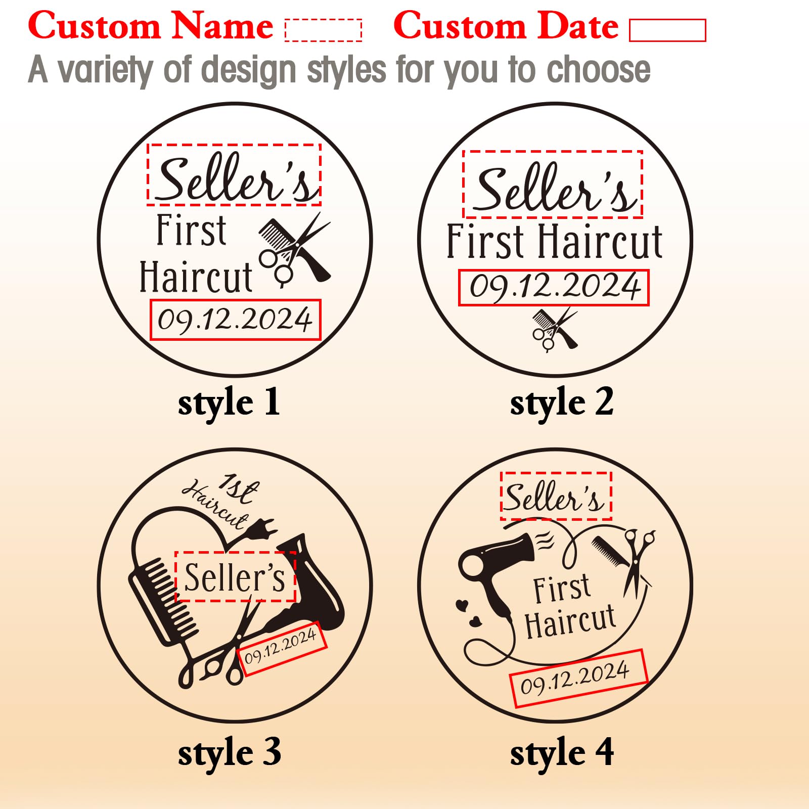 Custom Wooden First Haircut Curl Keepsake,Baby's First Curl Keepsake Box，My First Haircut Box (style 2)